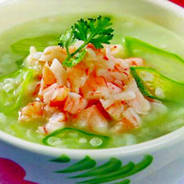 Canh bầu nấu tôm