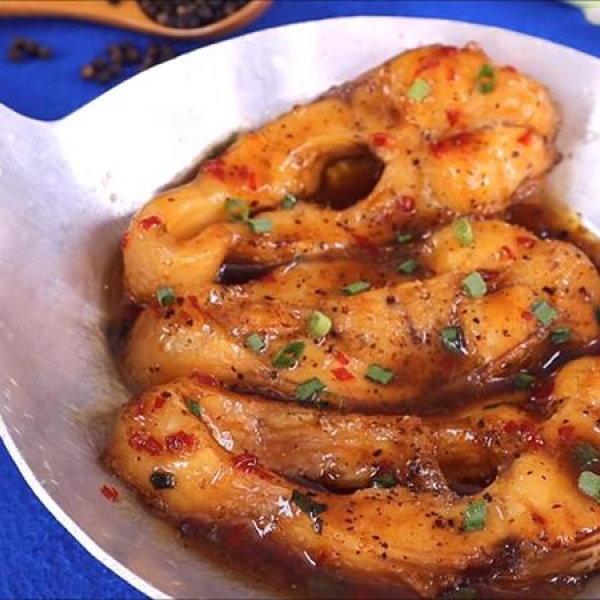 Cá diêu hồng kho