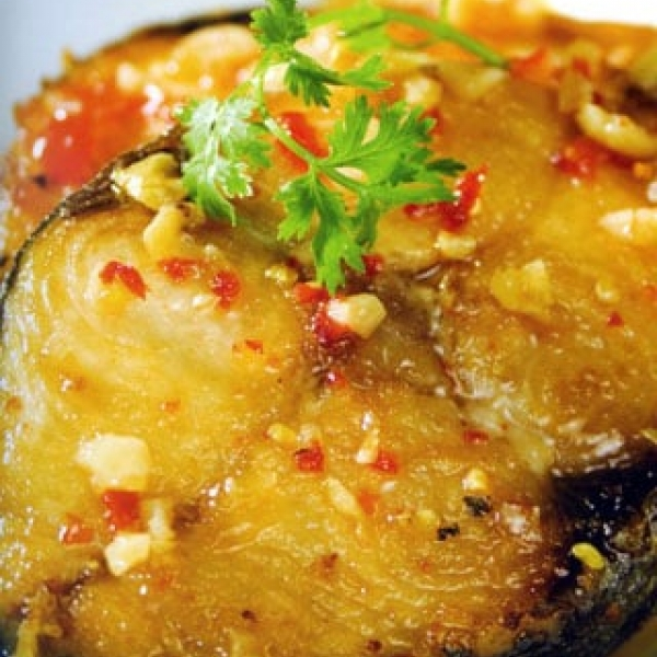 Cá thu chiên muối ớt