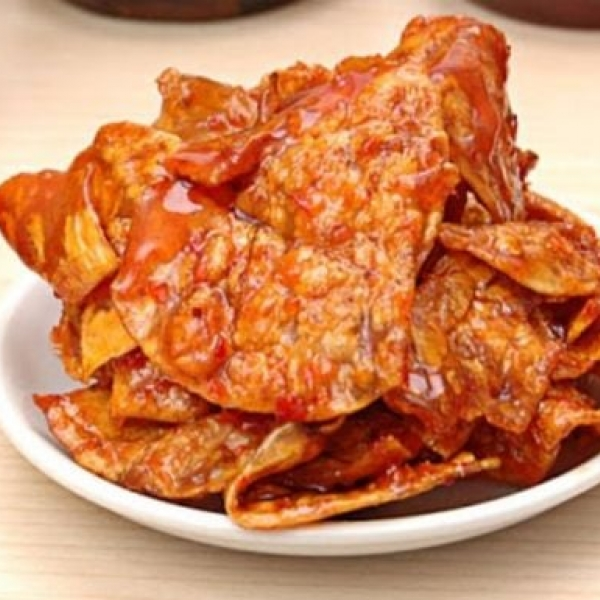 Mực khô rim mắm ớt