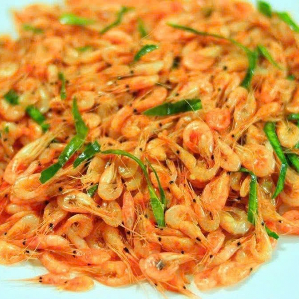 Cá Thu sốt cà, Tép rang, Rau sống, Canh chua rau muống nấu tôm